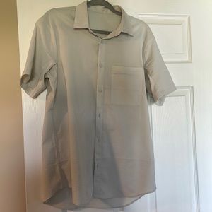 Mens Lululemon short sleeve button down